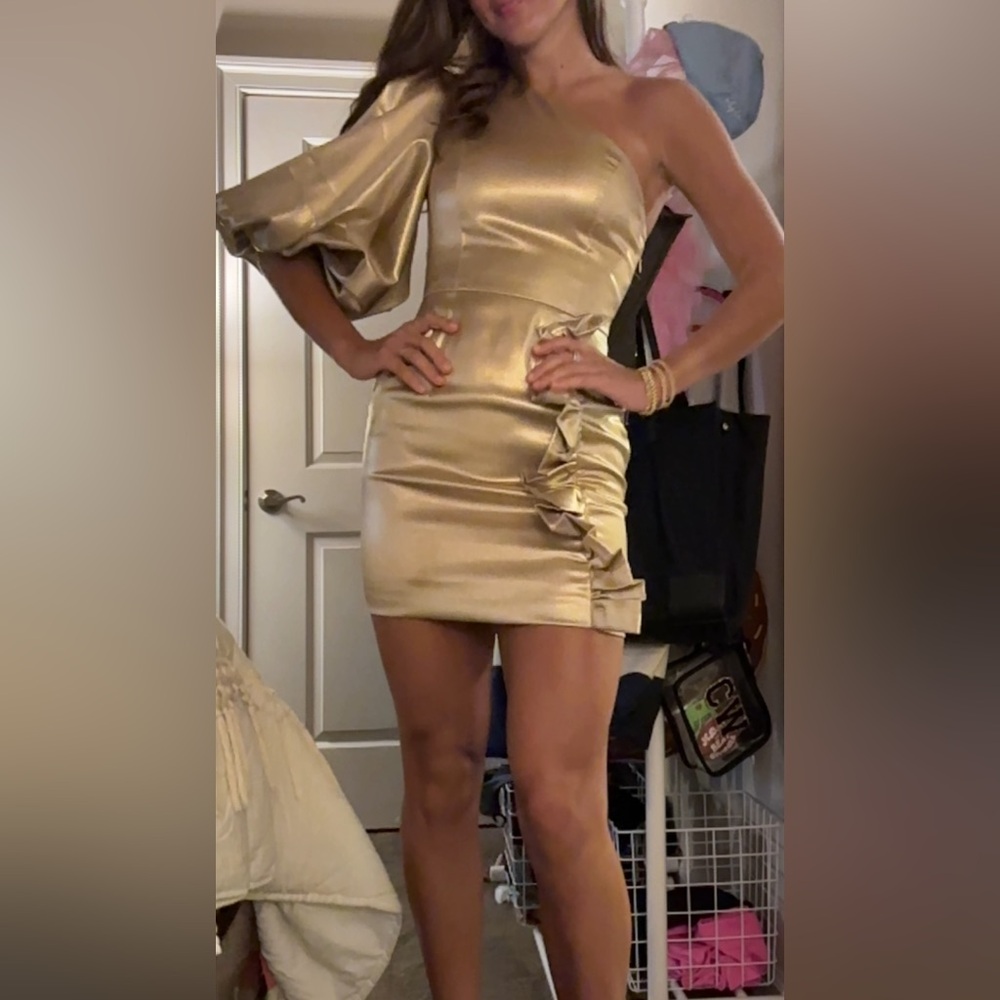 Elegant Gold Dress